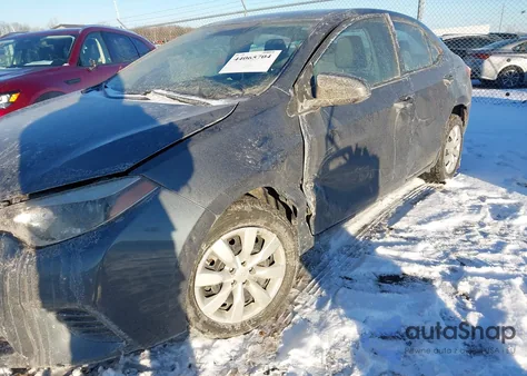 2015 Toyota Corolla Le из США, поврежденный, VIN 2T1BURHE0FC245588